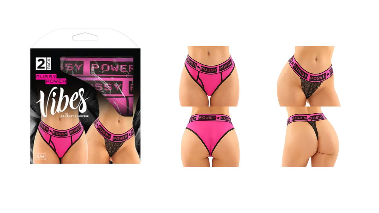 VIBES PUSSY POWER Brief & Thong